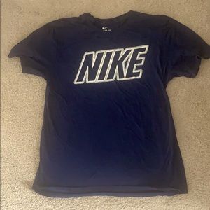 Solid athletic cut Nike tee